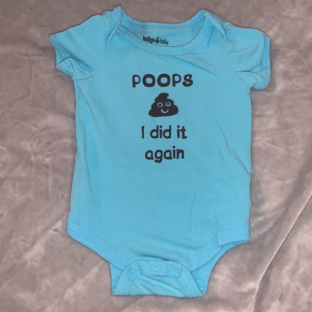 Indigo baby bodysuit (3 for $10)
